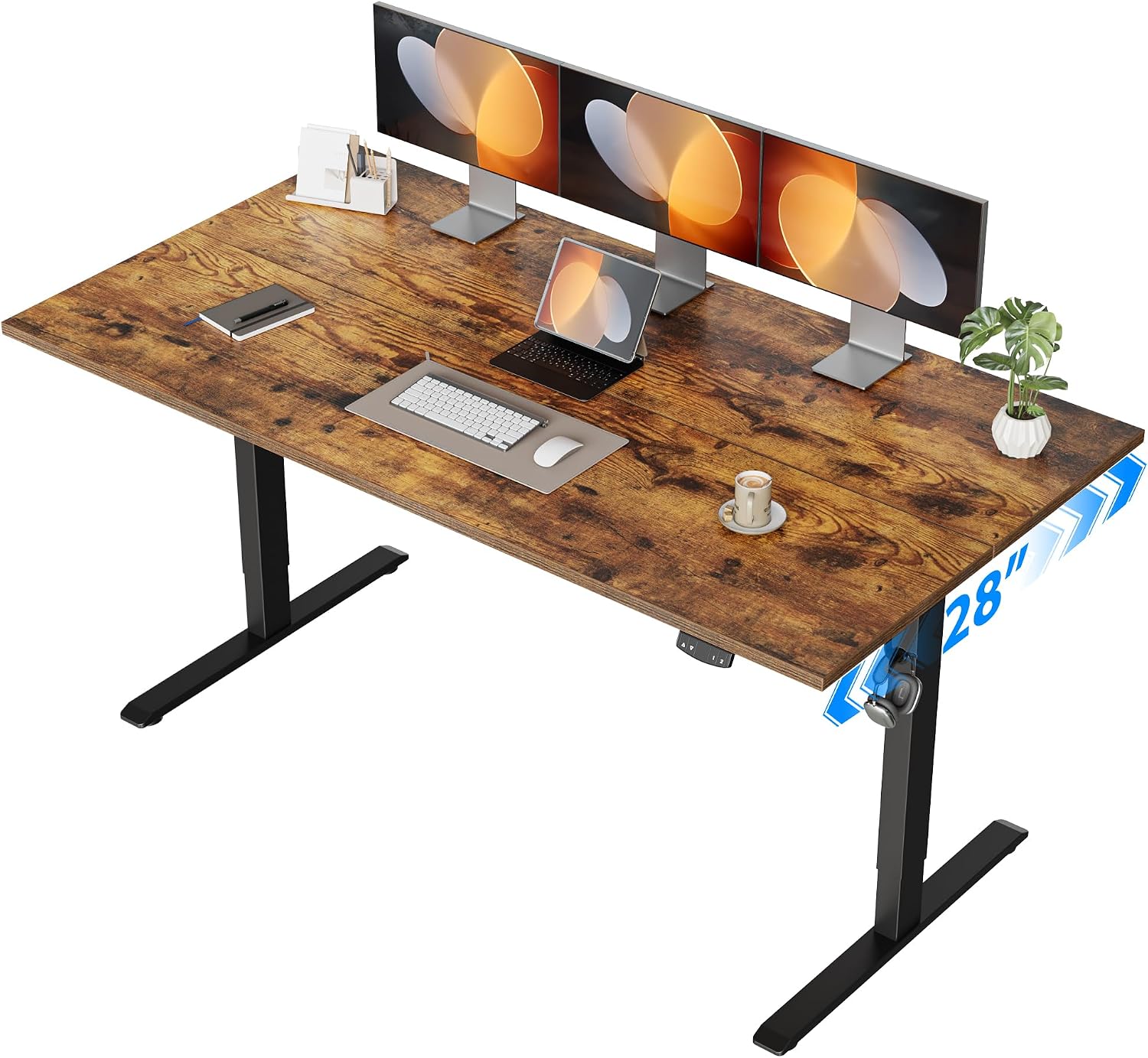 Home Office Work Table - Mesa Elétrica Ajustável em Altura, 55
