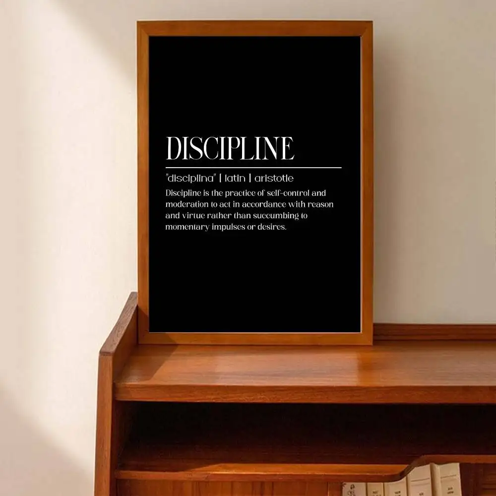 Arte de parede com texto inspi - Home Office Room Inspiration avaliação e preço