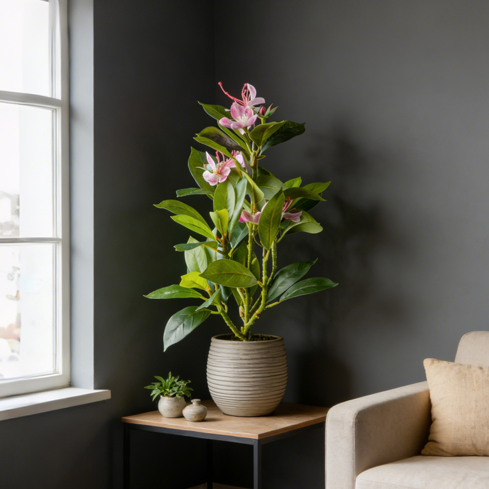 Flores Artificiais de Azaleia  - Home Office Layout avaliação e preço