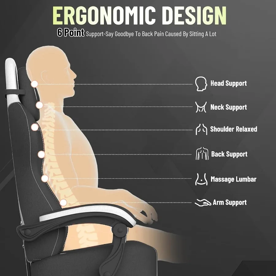 Cadeira de escritório ergonómi - Ergonomic Office Chair avaliação e preço