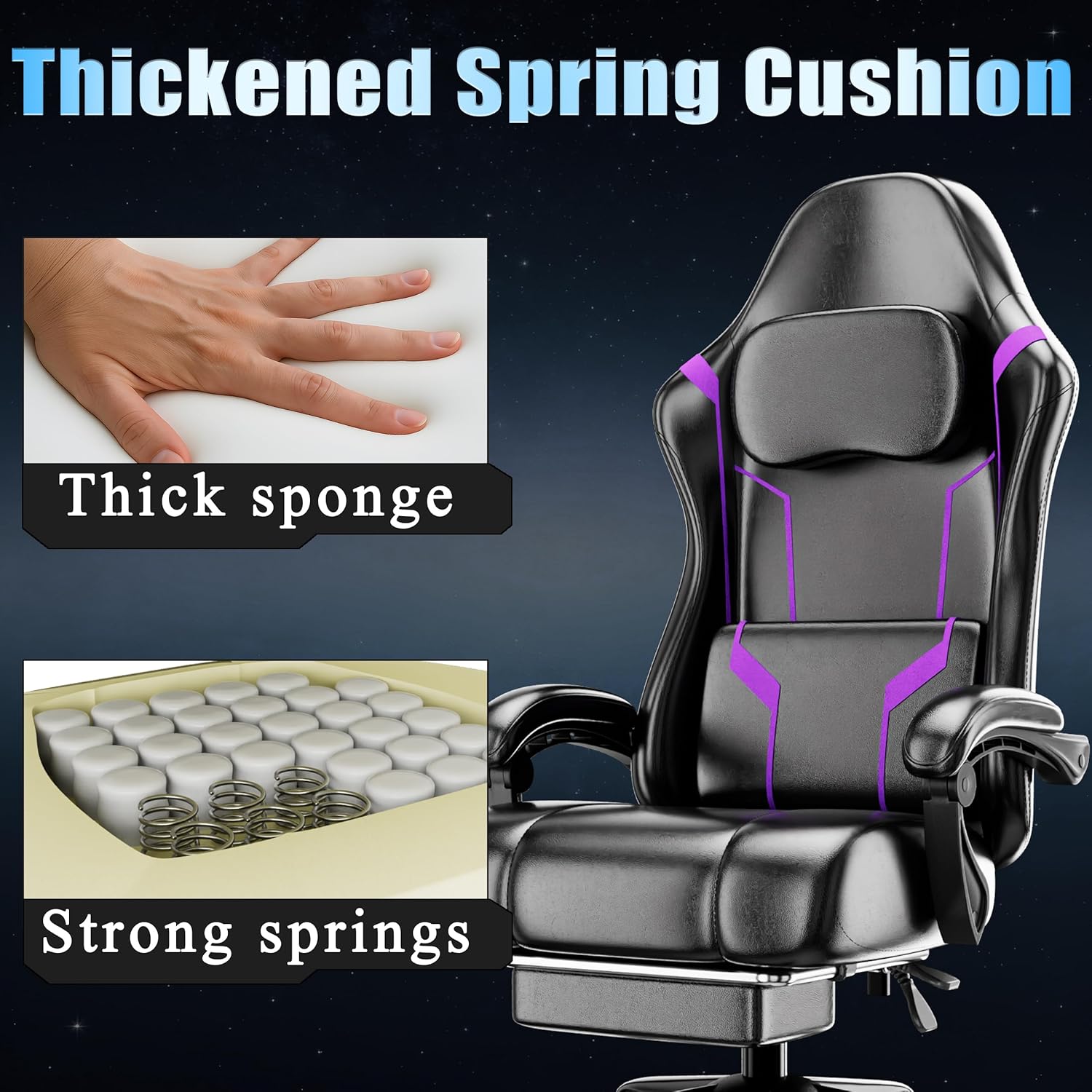 Cadeira Ergonômica para Jogos  - Ergonomic Office Chair avaliação e preço