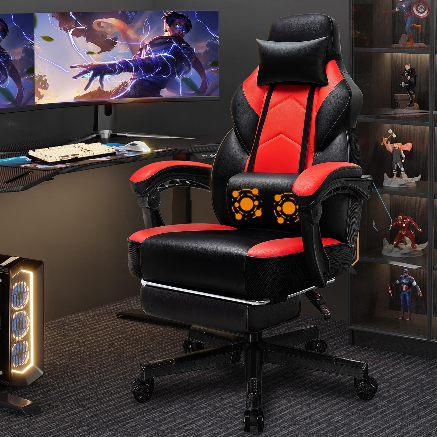Cadeira Gamer com Apoio para o - Ergonomic Office Chair avaliação e preço