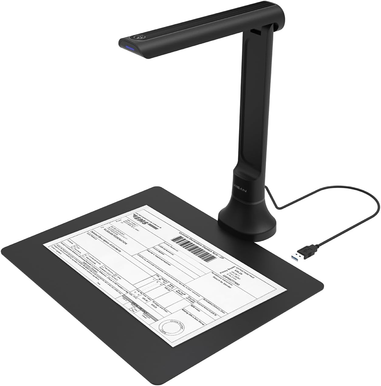 Câmera de Documentos VIISAN DB - Document Scanner Portable avaliação e preço