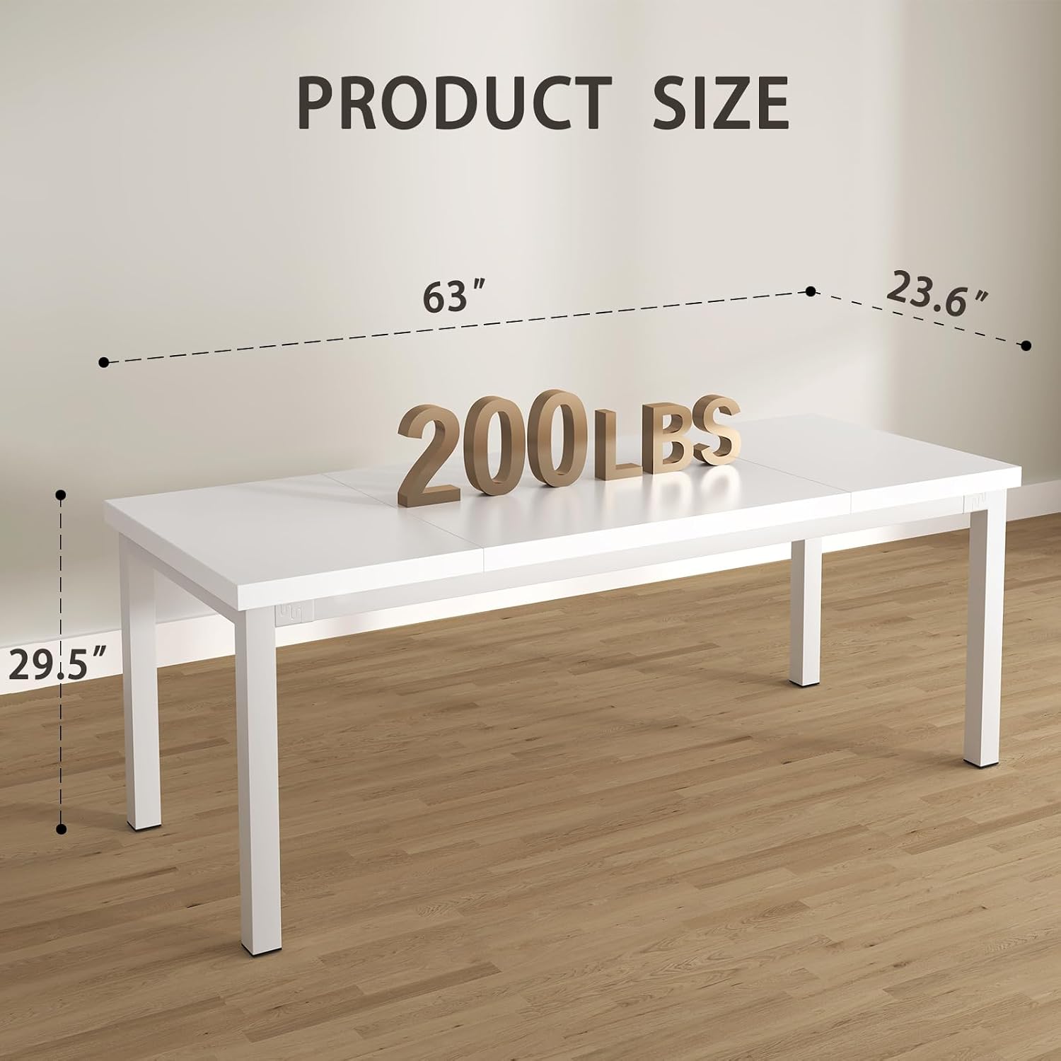 Mesa de computador de 160 cm c - Home Office Work Table avaliação e preço