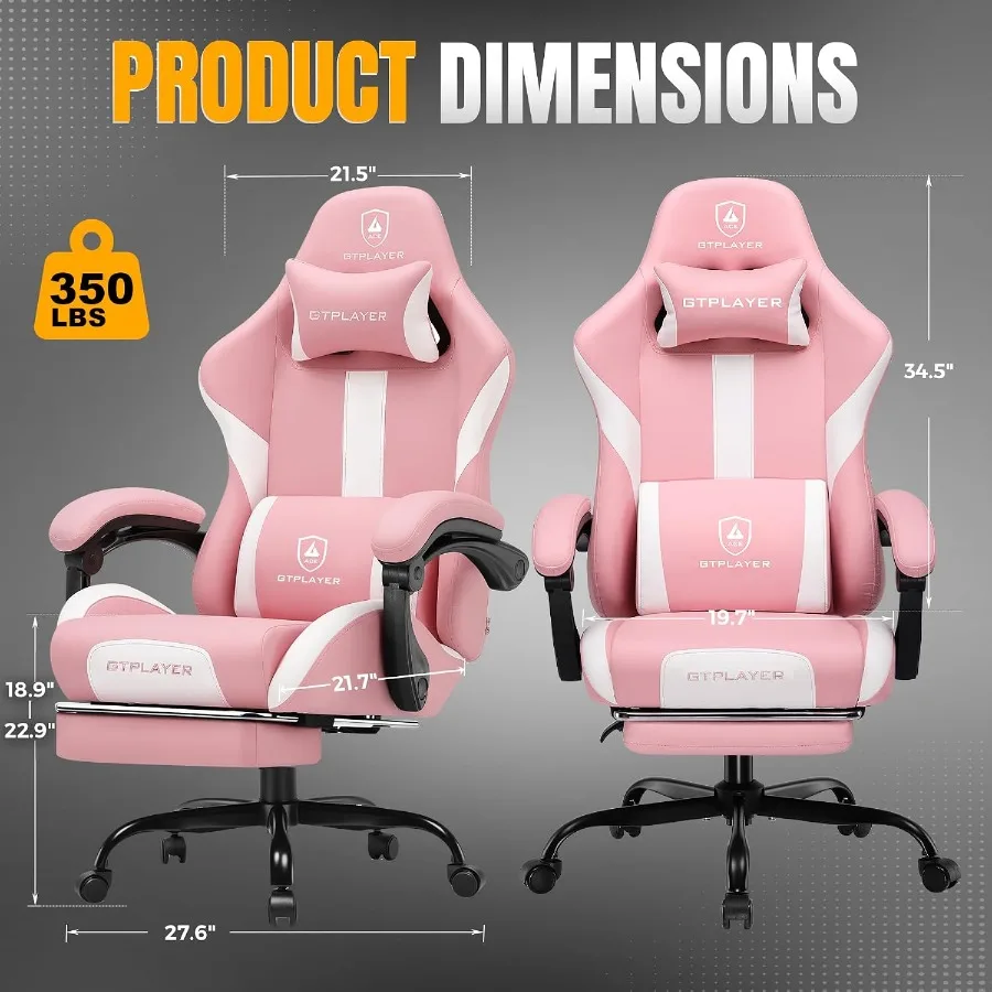 Cadeira de jogos com apoio par - Ergonomic Office Chair avaliação e preço