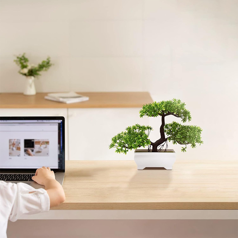 Bonsai artificial plástico biô - Home Office Layout avaliação e preço