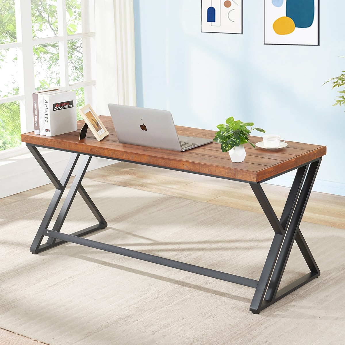 Mesa de Computador de Madeira  - Home Office Work Table avaliação e preço